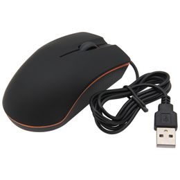 Souris USB noire filaire Gaming 1200 DPI optique 3 boutons souris de jeu pour ordinateur portable PC