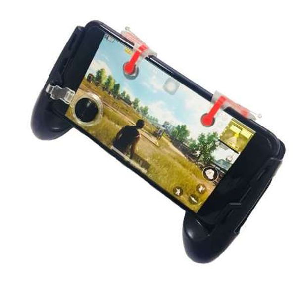 Controlador de juegos móvil universal gamepad para teléfono con empuñadura, joysticks izquierdos y botones FPS para teléfonos inteligentes de 5,5 ~ 6,5 pulgadas