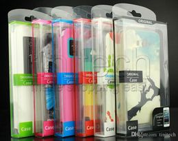 Universele mobiele telefoon case pakket PVC transparante plastic retail verpakking doos voor iPhone Samsung HTC mobiele telefoon behuizing