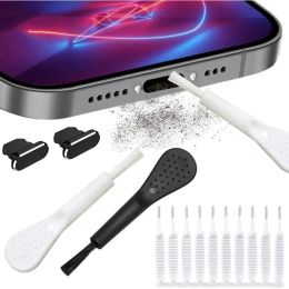 Universal Mobile Phone Telefoon oplaadpoort Dust Plug voor iPhone 14 Poortreiniger Kit Home Computer Keyboard Cleaner Tool Cleaner Brush