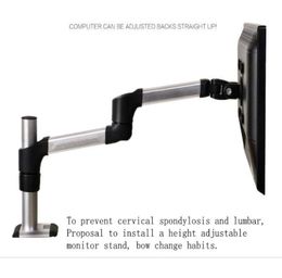 Universal Monitor Stand Verstelbare aluminium legering Monitor Desktopstand Standrotable Desktop Computer Montagebeugel LCD ARM4205967