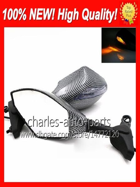 Clignotants universels LED pour motos, clignotants en carbone noir, pour SUZUKI GSXF600 GSXF750 KATANA Hayab1171905