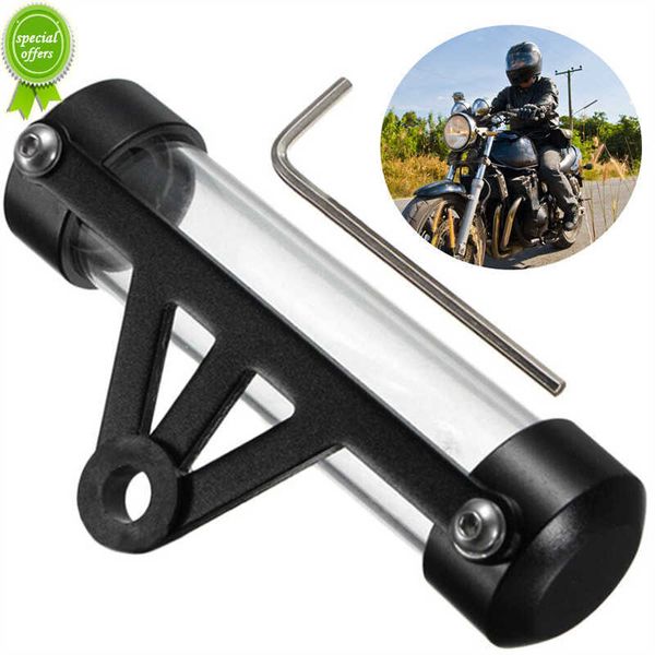 Tubo de disco de impuestos seguro para motocicleta Universal, marco de soporte cilíndrico, tubo de impuestos impermeable para motocicleta, accesorios para motocicleta, 1 ud.