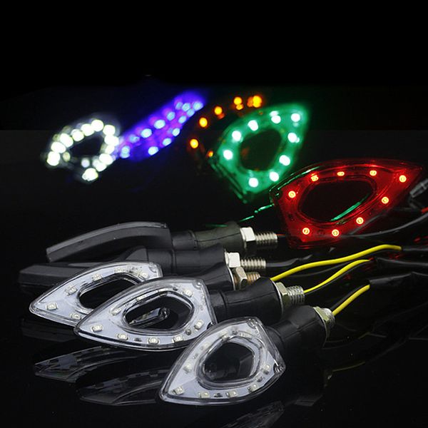 Moto universelle tournant lumière accessoires modifiés LED Moto éclairage modifié 12V clignotants