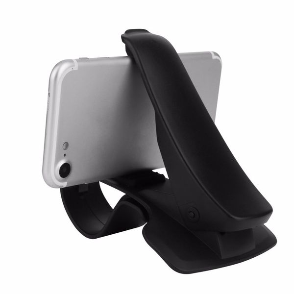 Livraison gratuite Universal Multi-fonctionnel HUD Design Cradle Car Dashboard Mount Holder Stand Clip Smartphone Support de voiture pour téléphone portable GPS