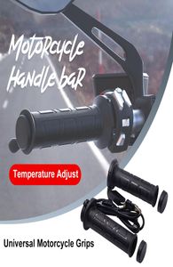 Poignées chauffantes universelles pour moto, barre moulée électrique de 22mm, chauffe-ATV, réglage de la température, guidon 2884726