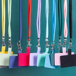 Universele telefoon Anti-meest lanyards DIY Mobiele telefoon Verwijderbare nekhangend touwsnoer verstelbare riem