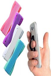 Support de doigt de téléphone universel, sangle de bande élastique pour Smartphones, tablettes, support d'anneau antidérapant pour Apple iPhone Samsung Vario7195519