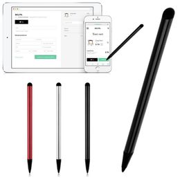 Universele plastic capaciteit Weerstand Stylus voor tweeërlei gebruik Aanraakpennen Draagbare mini-pen voor iPad iPhone GPS