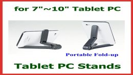 Universal Portable Foldup Stand Holder Bracket voor tablet PC iPad 4 Mini Air voor Samsung Google Tablet Verstelbaar8164287