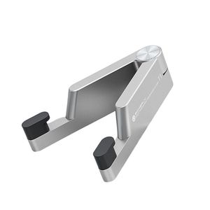 Support universel portatif de téléphone portable de tablette pliable de bureau d'alliage d'aluminium en forme de V