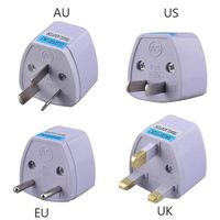 Adaptateur de voyage d'adaptateur de puissance universel AU US EU UK Plug Charger Convertisseur 3 Pin AC