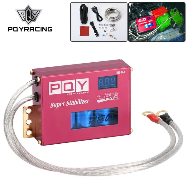 Universal Power Engine Puce Turbo Régulateur de suralimentation ECU Booster d'allumage Volt Stabilisateur LED Affichage Volt Contrôleur PQY-QTS02