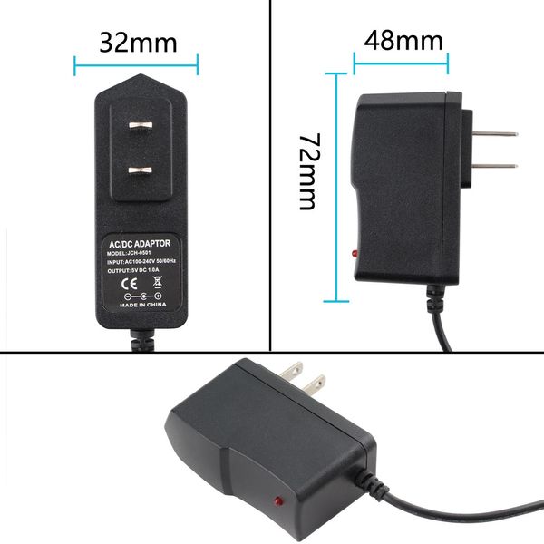 Alimentation électrique universelle AC 220V à DC 12V 5V 13V 24V 15V 9V 8V 3V 6V 6V 10V 14V 15V 1A Convertisseur DC Adaptateur LED pour la bande LED