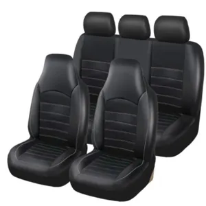 Universal PU lederen autostoelbekleding modestijl High Back Back Embet Auto interieur auto -accessoires zacht en comfortabel autokussen