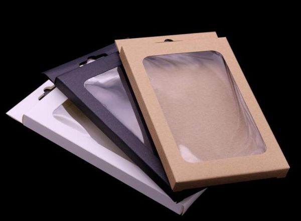 Boîtes d'emballage de vente au détail en papier de vente en papier Retro Brown Universal Retro pour le boîtier du téléphone iPhone 12 Mini 11 Pro Max XS XR 7 8 6 Plus1613348
