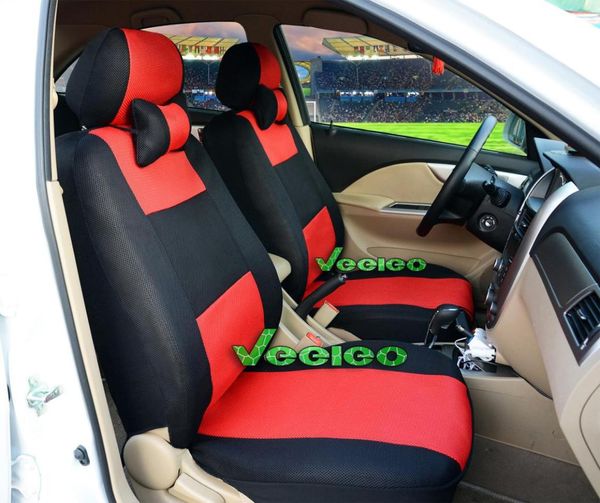 Funda de asiento Universal para Mitsubishi Lancer Asx Outlander Pajero Galant con logotipo sándwich MeterialLogowhole23907625824004