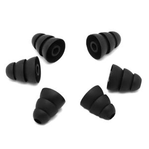 Auriculares de silicona universal aurtips en la carcasa de auriculares en la oreja cubiertas de reemplazo de la tapa punta de auricular almohadillas para el tapón para la oreja del oído 6 piezas/lote