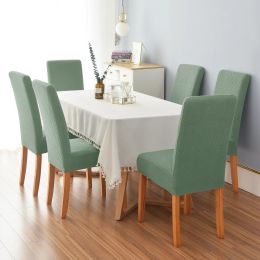 Universele maat goedkope stoelhoes elastische grote elastische huiszitplaats zitplaats woonkamer stoelhoes familiemaaltijd