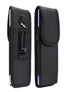 Clip de ceinture en nylon de sport universel Holster Étuis de téléphone portable Pochette en cuir pour Iphone Samsung Huawei Moto LG Sac de taille Sac Flip Mobli4810830