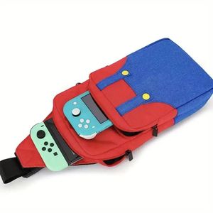 Sac de rangement universel, sac à bandoulière diagonale portable pour console de jeu OLED Nintendo Lite Switch