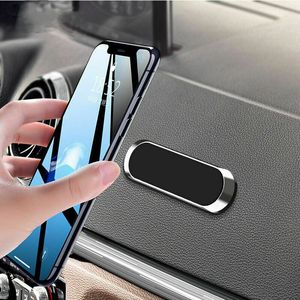 Universal Strip Shape Ultra Slanke Magnetische Auto Telefoon Houder Stand voor iPhone Samsung Xiaomi GPS Metal Magn