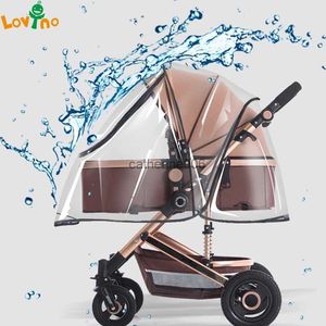Universal cochecito cubierta de lluvia cochecito de bebé portátil impermeable impermeable al aire libre a prueba de viento cubierta lluviosa cochecito de bebé accesorios L230625