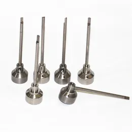 Universal Tabacco 2 IN 1 Titanium Nail 18/20mm GR2 Titanium Nail avec Carb Cap Dabber Tool pour Slicone Jar Dab Container