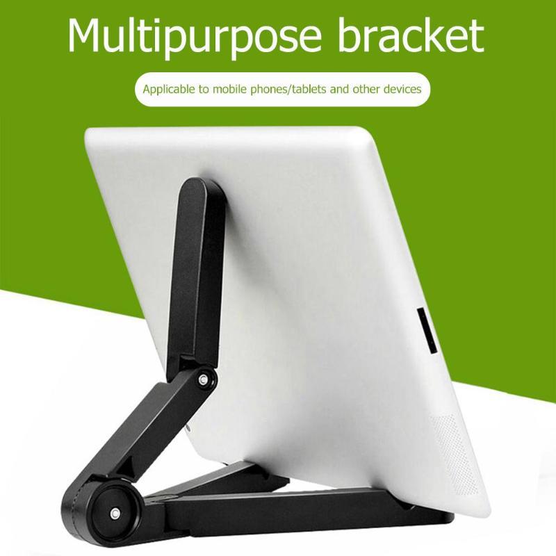 Universal Tablet PC Stand Holder Mobile Phone Holder Rotate Foldable Desktop Mount Holder Bracket for iPhone IPAD Samsung Tablet
