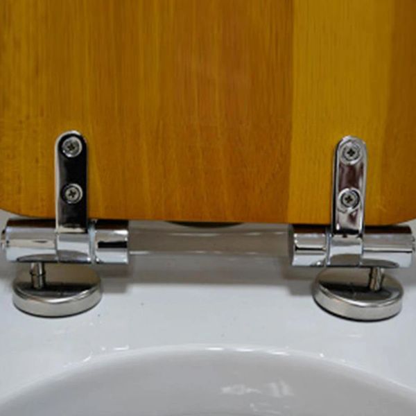 Bisagras de asiento de inodoro universal Bisagras de reemplazo de aleación Conjunto de accesorios para la tapa del inodoro.