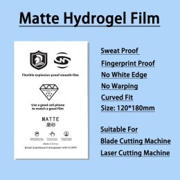 Films Hydrogel Universal TPU Matte Confidentialité haute qualité pour la machine de coupe de film Y22 Ultra Sunshine Anti-Blue HD Anti-Pype Fiche