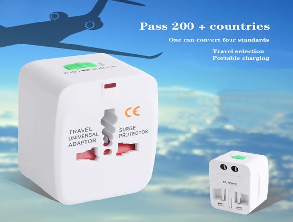 Adaptateur de voyage universel Allinone International World Travel AC Power Converter Plug Adapter Socket EU UK US AU FASTSHIP3978429