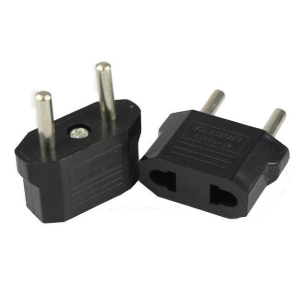 Adaptador de viaje universal AU EU EE. UU. A UE Adaptador convertidor Adaptador de enchufe de alimentación EE. UU. a Europa 7027892