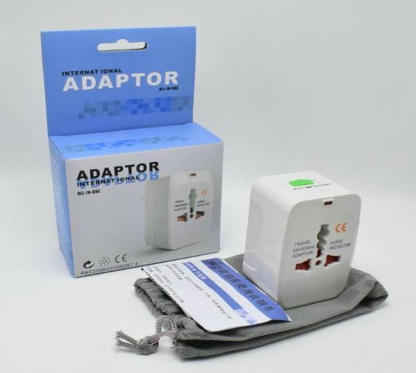 Adaptateur de fiche de voyage universel quatre en un avec UK UK AU US Power Charger Socket Adaptateur International Connecteur électrique 2254807