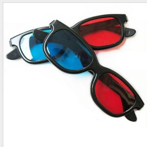 Lunettes 3D de type universel/lunettes 3D rouge bleu Cyan lunettes en plastique de vision 3D NVIDIA anaglyphe