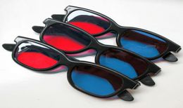 Lunettes 3D de type universel, lunettes 3D rouge bleu Cyan, lunettes en plastique de vision 3D Anaglyph NVIDIA 1779573