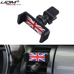 Universal Union Jack Car Phone Holder Air Vent Outlet Mount Cell Phone Holders Soporte para Mini Cooper One JCW S F60 Car-Styling