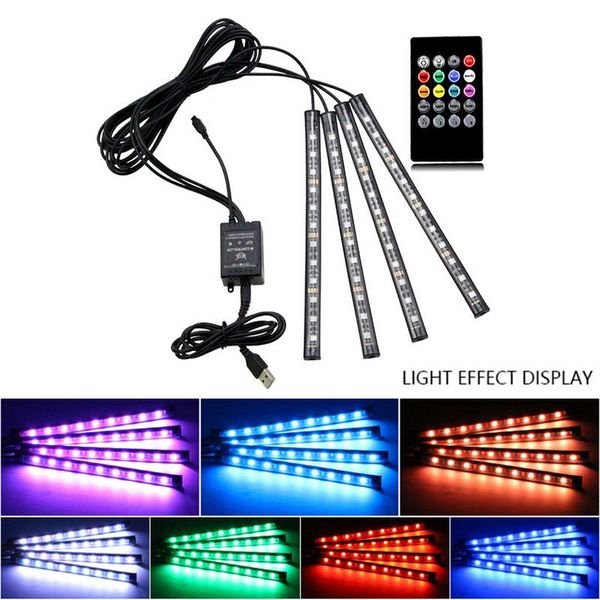 Lumière portative universelle d'usb PC 48 lumières d'ambiance de LED éclairage décoratif de lampe pour la décoration de modification fête de noël