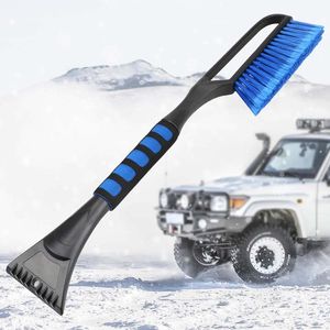 Universeel Voertuig Ijskrabber Cleaner Tool Sneeuwborstels Schopverwijderingsborstel Winterreinigingsgereedschap Auto Truck Bus Cross Country Racing