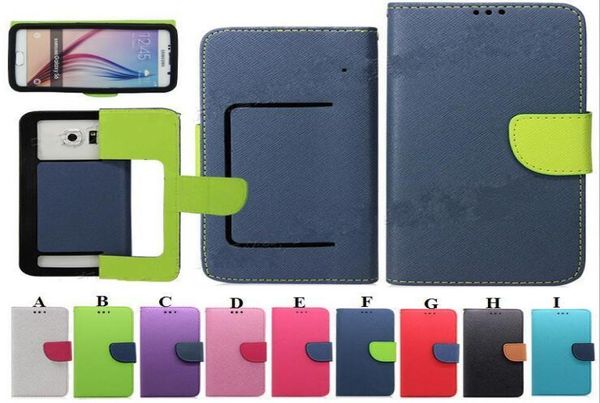 Case de cuero Flip PU de Willet Universal con soporte para tarjetas de crédito para 35 a 60 pulgadas 6 Tamaño 12 Color Celular de teléfono móvil Celular 9180394