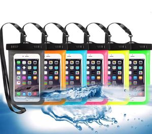 Caisses imperméables universelles Sac Téléphone Sacs secs Sacs pour téléphone portable iPhone Samsung HTC Android Smart Phones3109320