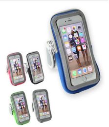 Étui de brassard sportif de téléphone mobile imperméable universel pour iPhone Running Phone Brack Brack Brassard Téléphone Holder Amle Sac Pouche pour 4589504