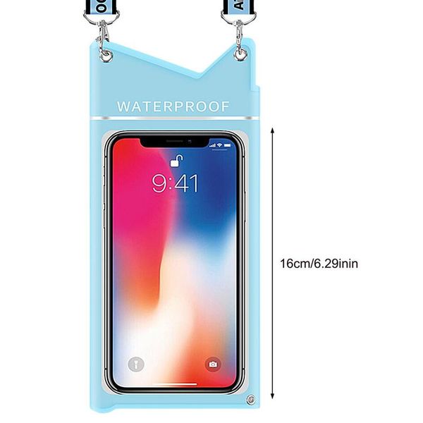 Sac de casse de casse de casse-cellule universelle Sac de natation portable Sacs de couverture de boîtier sec pour iPhone pour Samsung