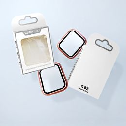 Boîte de boîtier de montre en carton blanc universel vide iWatch cas emballage de vente au détail pour Apple Samsung Fitibit Huawei montre
