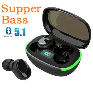 Universal al por mayor Y70 Gaming In-Ear TWS TWS inalámbrico Auriculares Bluetooth Auriculares deportivos con función de carga inalámbrica