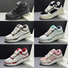 MA-1 MA-2 Luxe ontwerpers schoenen veterbrood Sneaker Men Women Platform schoenen Mesh Leather Stadium Hardware-Logo Leather Outdoors Trainers Sneakers Maat 36-45