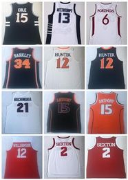 University College Basketball Wear, 2 Lonzo Ball 6 Porzingis 34 Barklry 12 Hunter 21 Hachimura 2 Sexton 20 Hayward 15 Anthony Basketball Draag