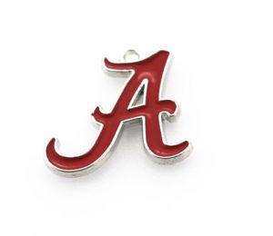 Universidad de Alabamacidad Fútbol Sports Dangle Charms Colgante de bricolaje Diy Collar Pendientes Accesorios de joyería1192829