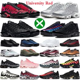 University Red Shoes TN plus terrascape running tns mannen vrouwen eenheid zwart wit blauw druiven goud kogel kogel blauwe heren dames trainers buiten sneakers groot formaat