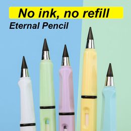 Onbeperkt eeuwig nieuw potlood No inkt Schrijf Fountain Pen Pencil voor het schrijven van kunstschetsenschilderen Kinderen geschenken Kawaii Stationery
